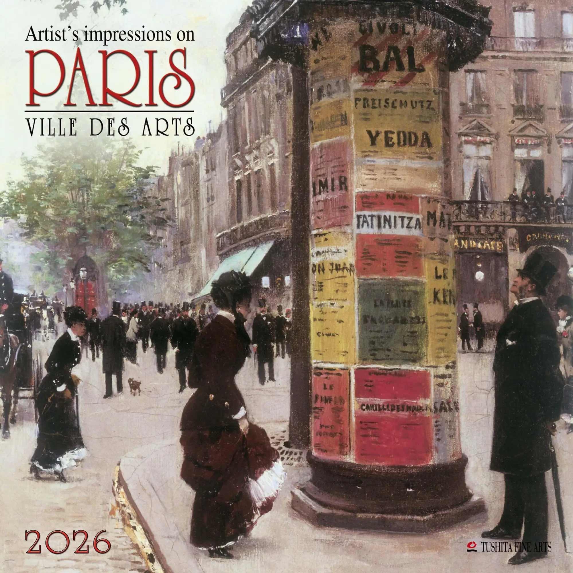Cover: 9783959295628 | Paris - Ville des Arts 2026 | Kalender 2026 | Kalender | 28 S. | 2026