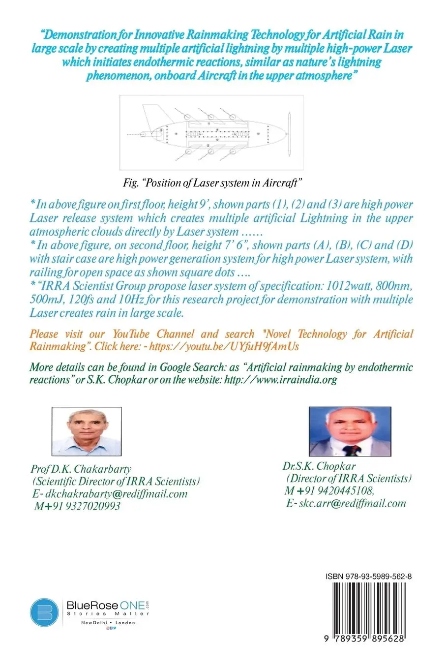 Rückseite: 9789359895628 | Artificial Rain Production by Endothermic Reactions | S. K. Chopkar
