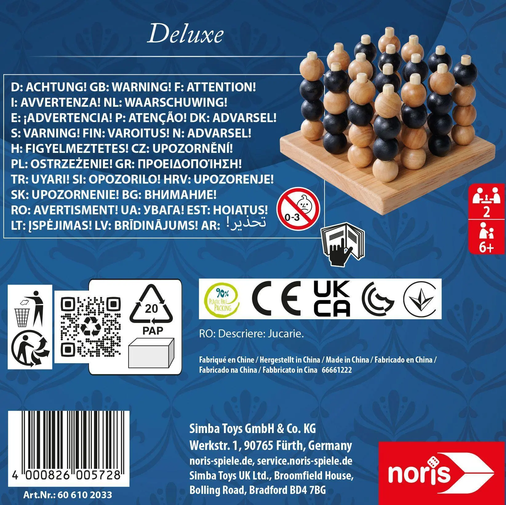 Bild: 4000826005728 | Deluxe 4er Reihe 3D | Spiel | 606102033 | Deutsch | 2023
