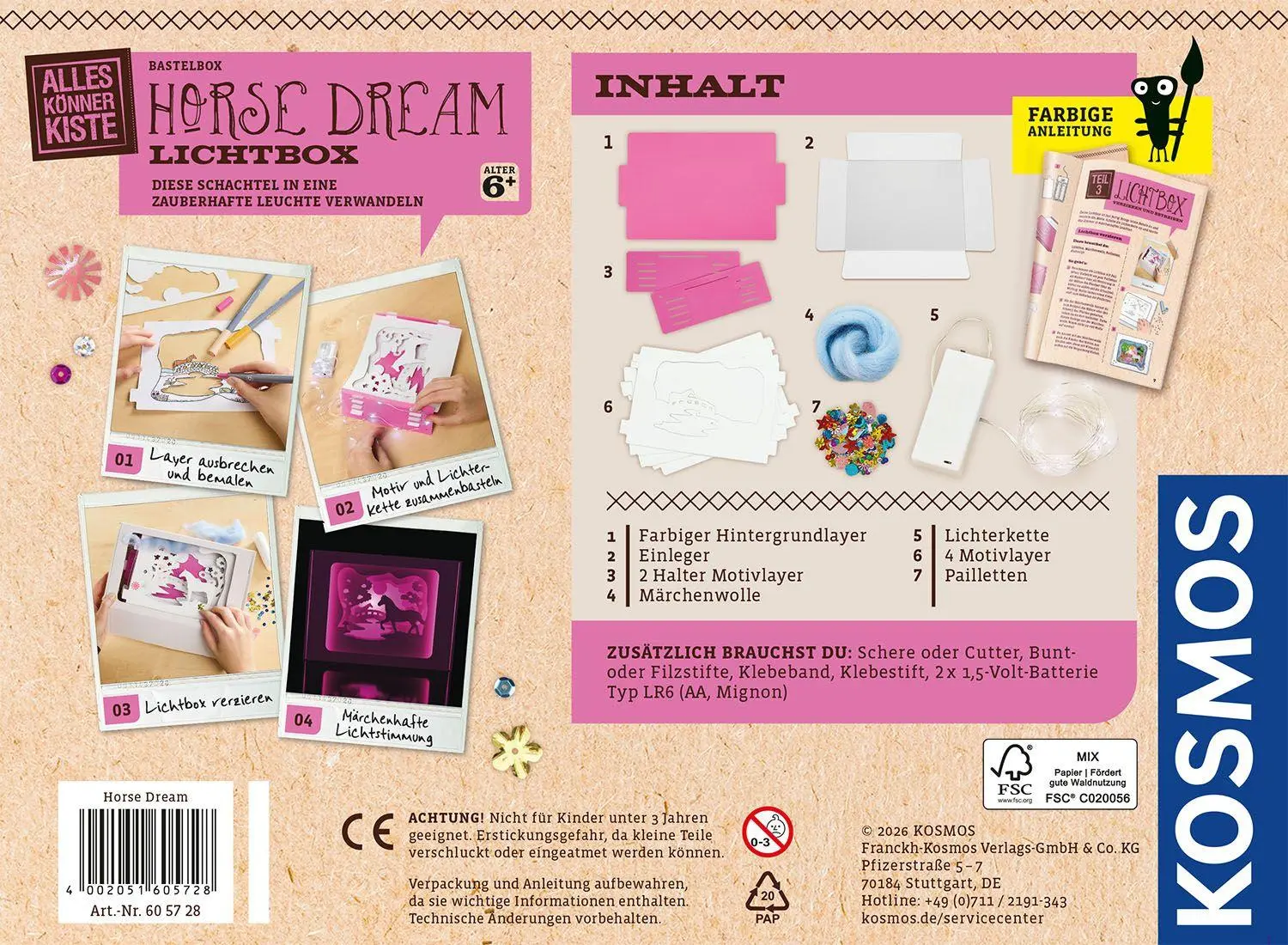 Bild: 4002051605728 | Horse Dream Lichtbox | Bastel-Set | Spiel | 605728 | Deutsch | 2026