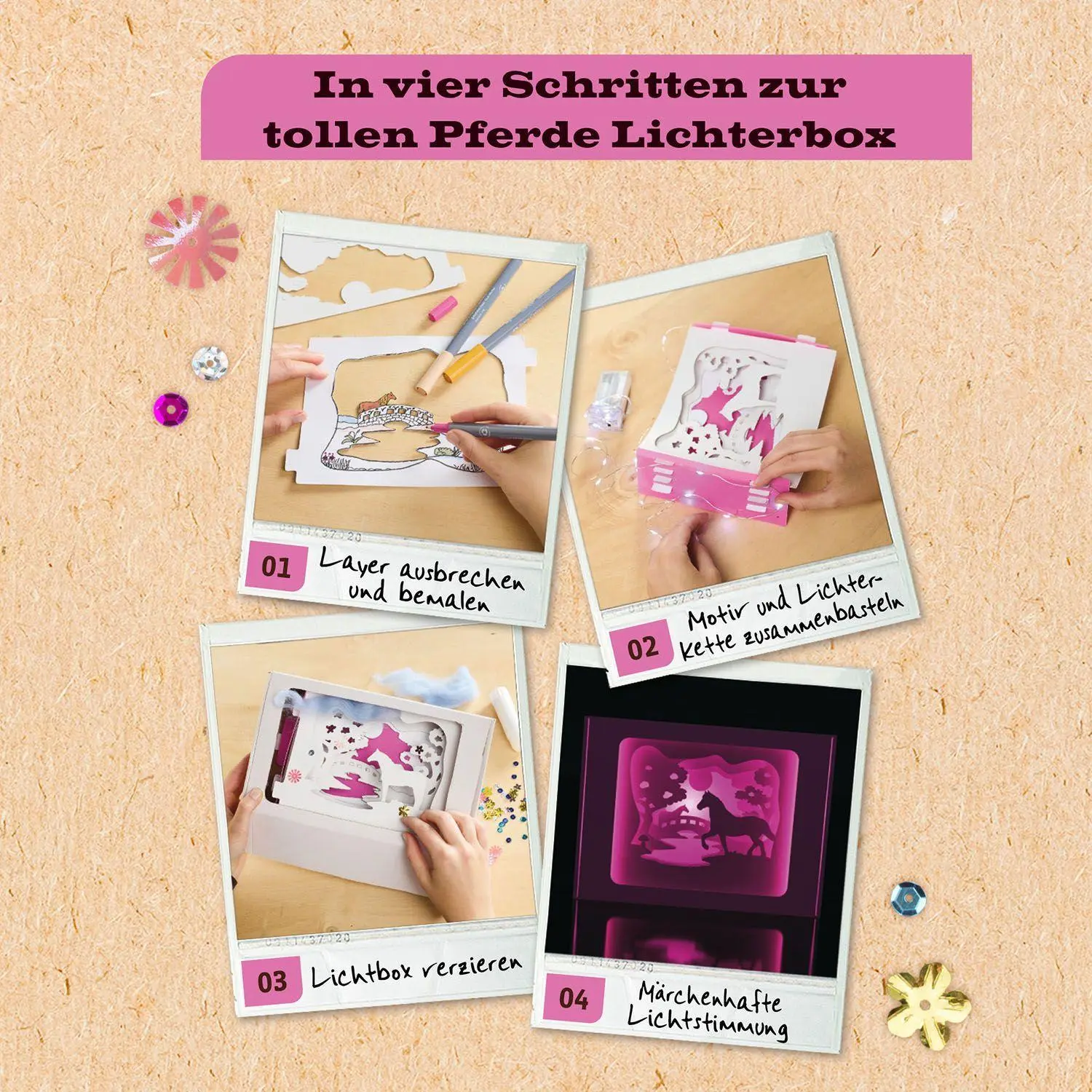 Bild: 4002051605728 | Horse Dream Lichtbox | Bastel-Set | Spiel | 605728 | Deutsch | 2026
