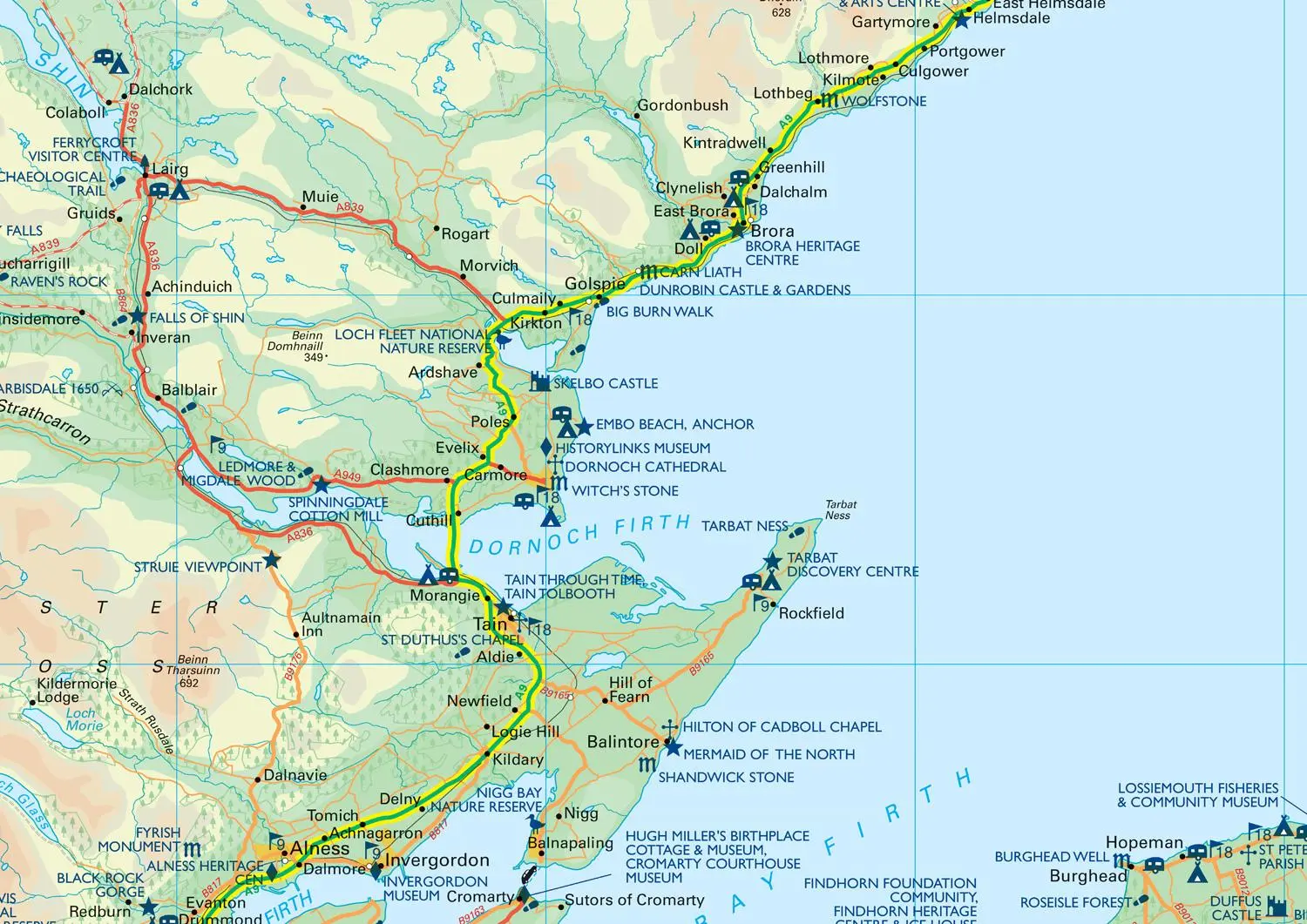 Bild: 9780008535728 | NC500 Pocket Map | Collins Maps | (Land-)Karte | Karte/Landkarte