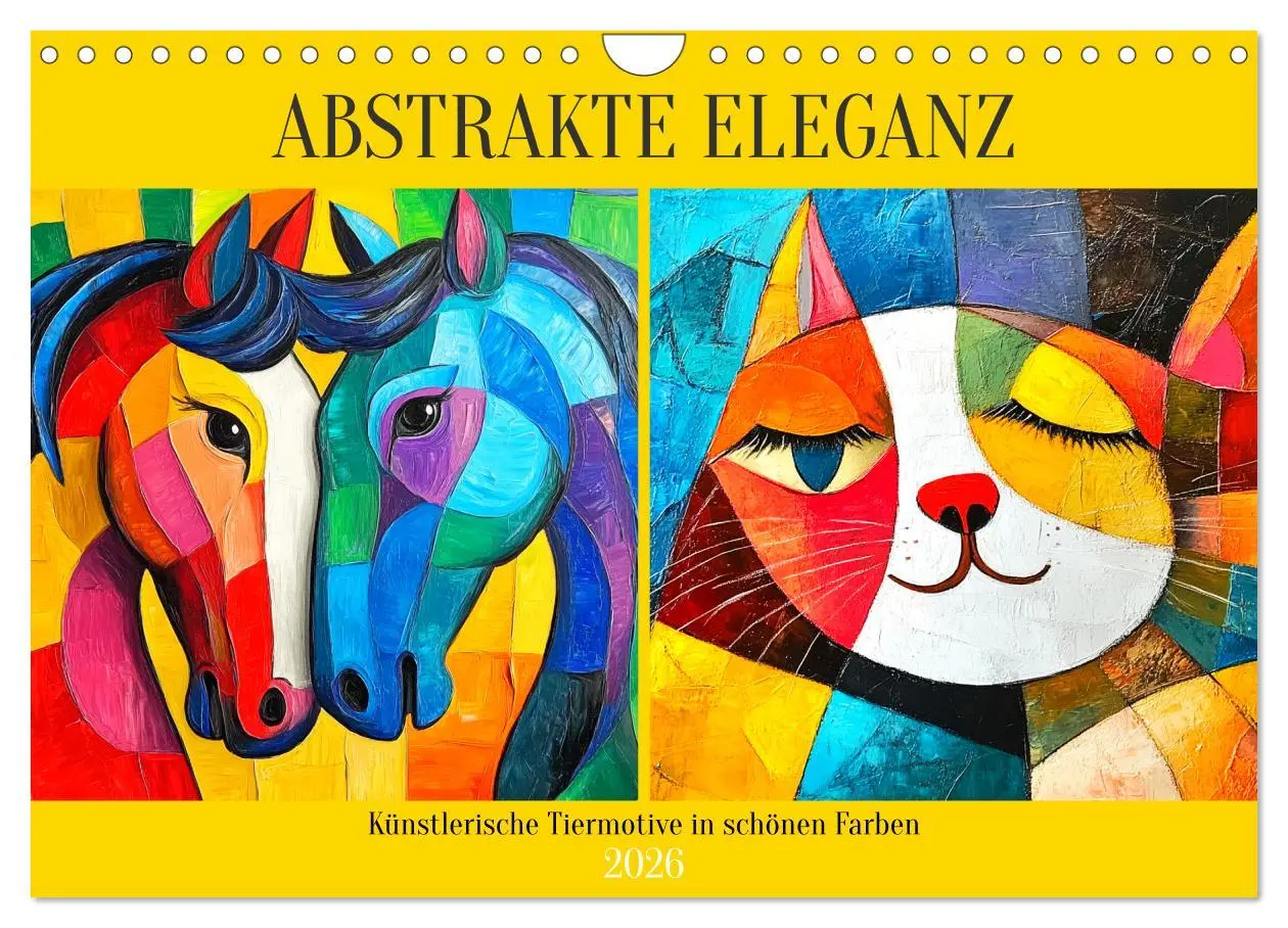 Cover: 9783457315828 | Abstrakte Eleganz. Künstlerische Tiermotive in schönen Farben...