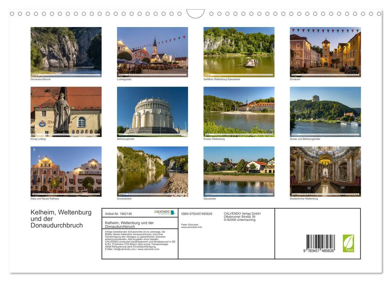 Bild: 9783457485828 | Kelheim, Weltenburg und der Donaudurchbruch (Wandkalender 2026 DIN...