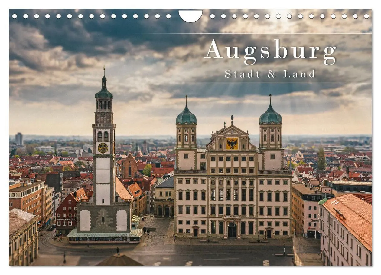 Cover: 9783457555828 | Augsburg - Stadt und Land (Wandkalender 2026 DIN A4 quer), CALVENDO...