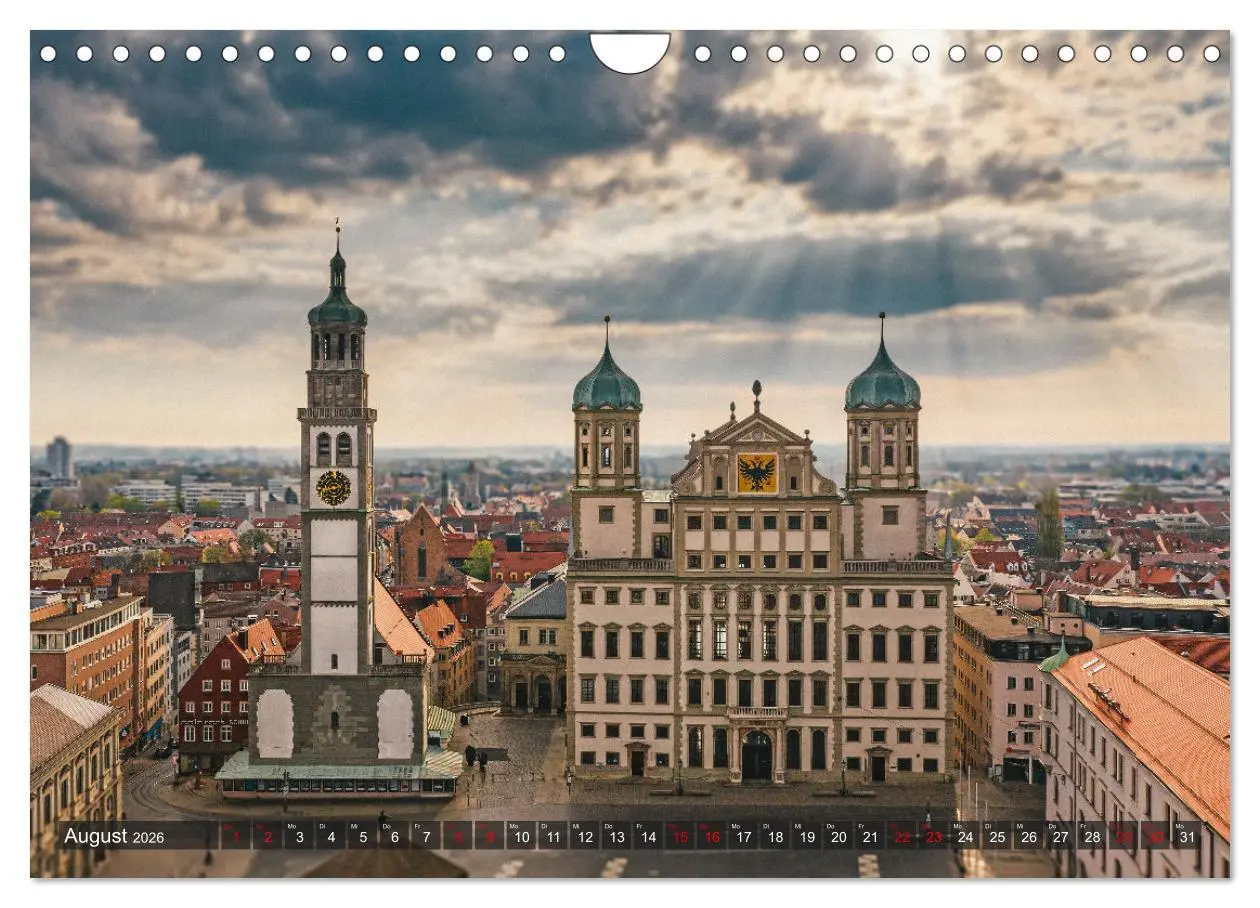 Bild: 9783457555828 | Augsburg - Stadt und Land (Wandkalender 2026 DIN A4 quer), CALVENDO...
