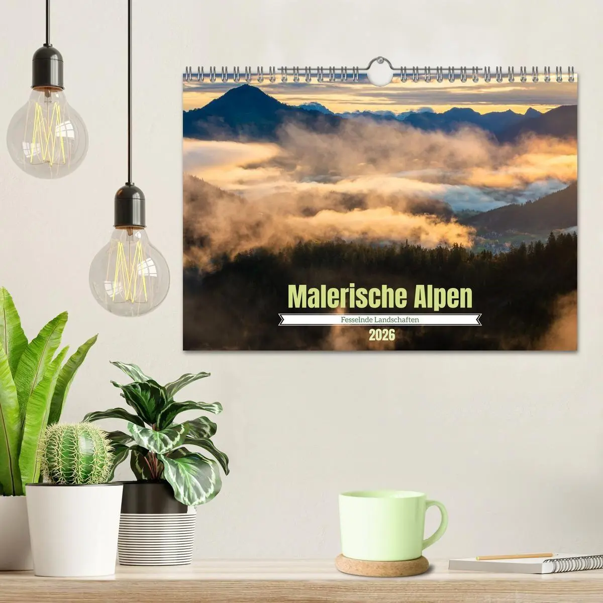 Bild: 9783516715828 | Malerische Alpen - Fesselnde Landschaften (Wandkalender 2026 DIN A4...