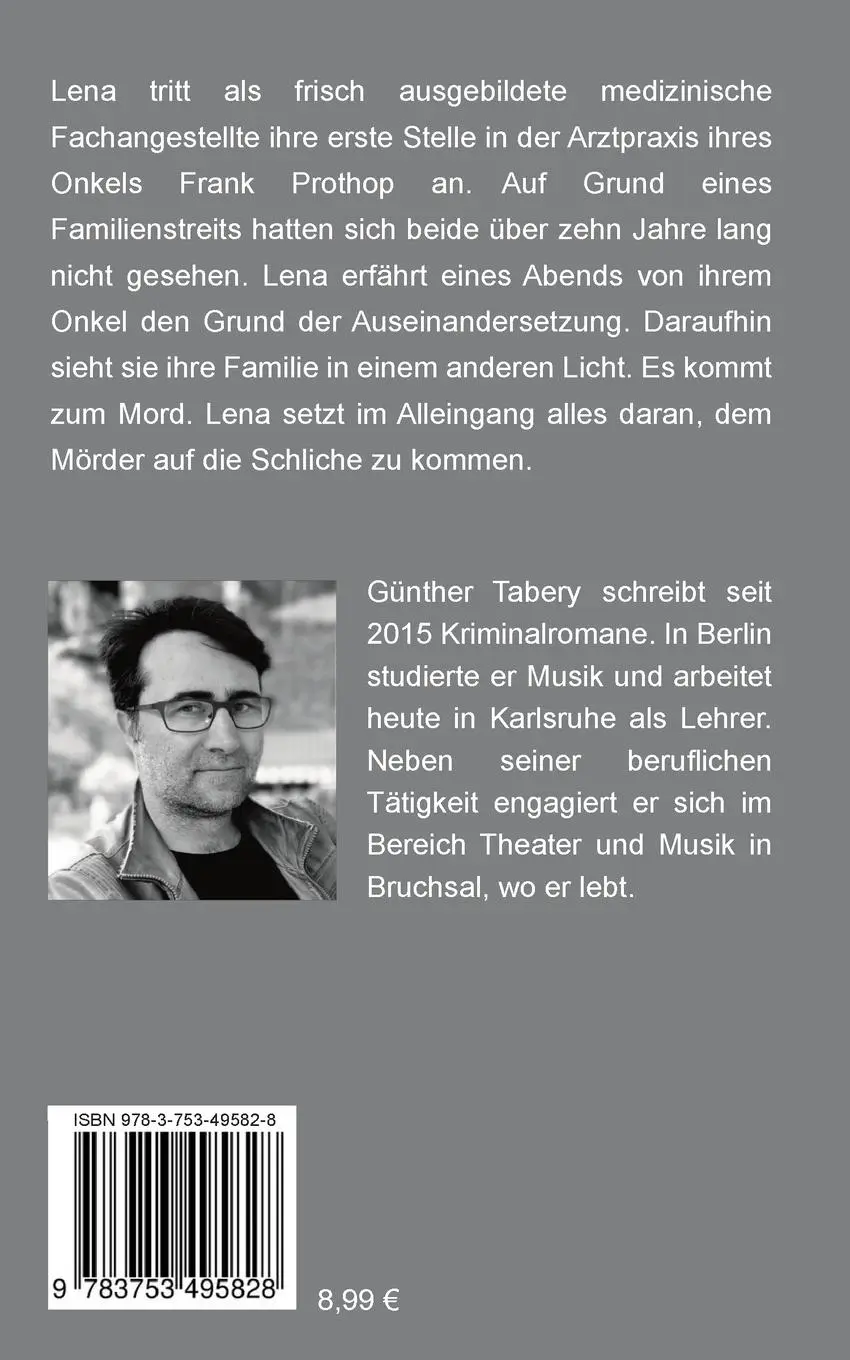 Rückseite: 9783753495828 | Dunkles Arztgeheimnis | Günther Tabery | Taschenbuch | Paperback