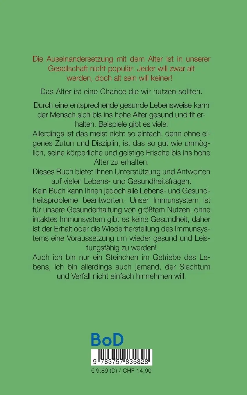 Rückseite: 9783757835828 | Der Weg - Fit und gesund bis ins hohe Alter | Rosemarie Rieger-Ortloff