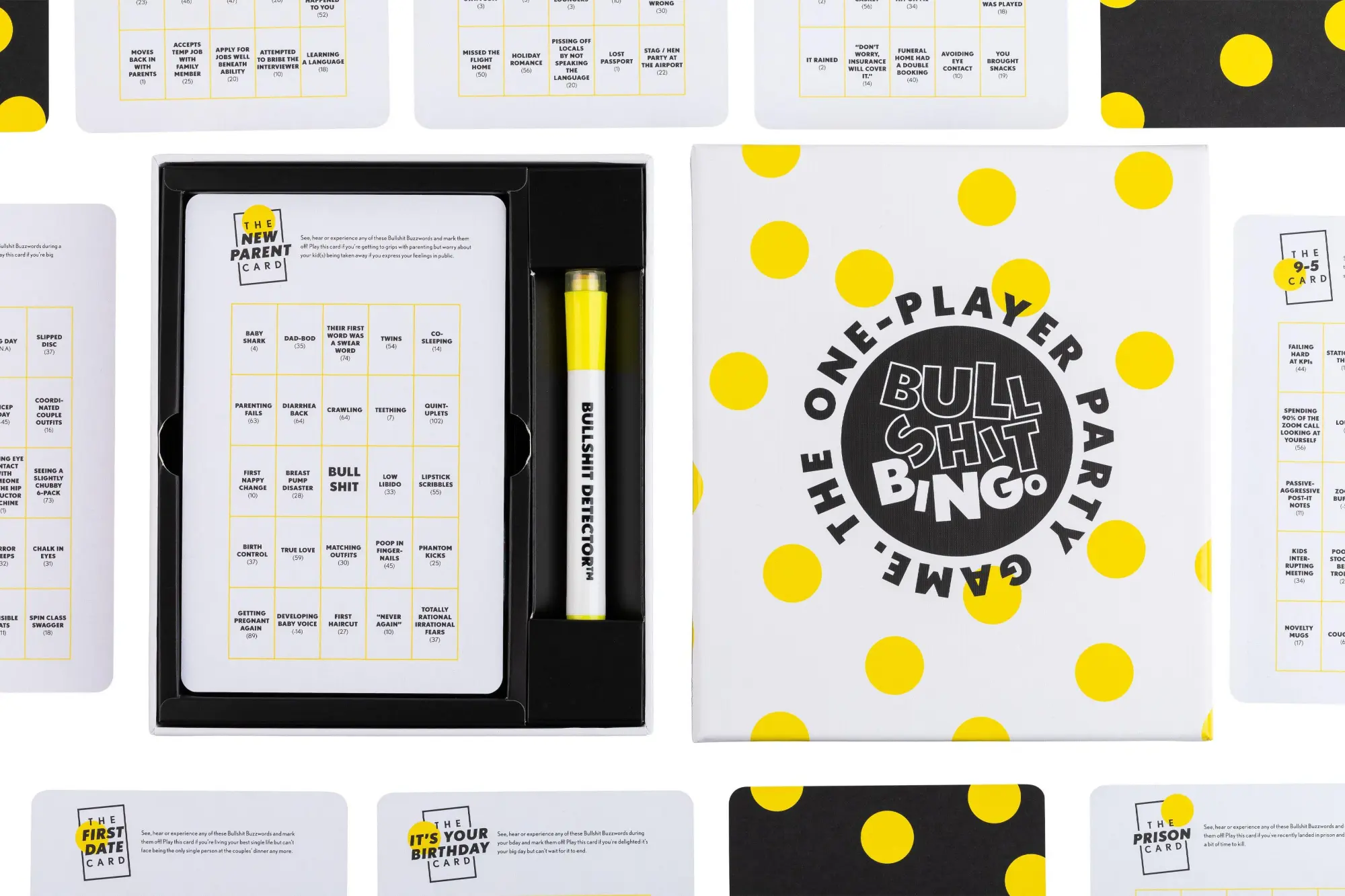 Bild: 9789063695828 | Bullshit Bingo | The 1-Player Party Game | Sandy McIntosh | Spiel