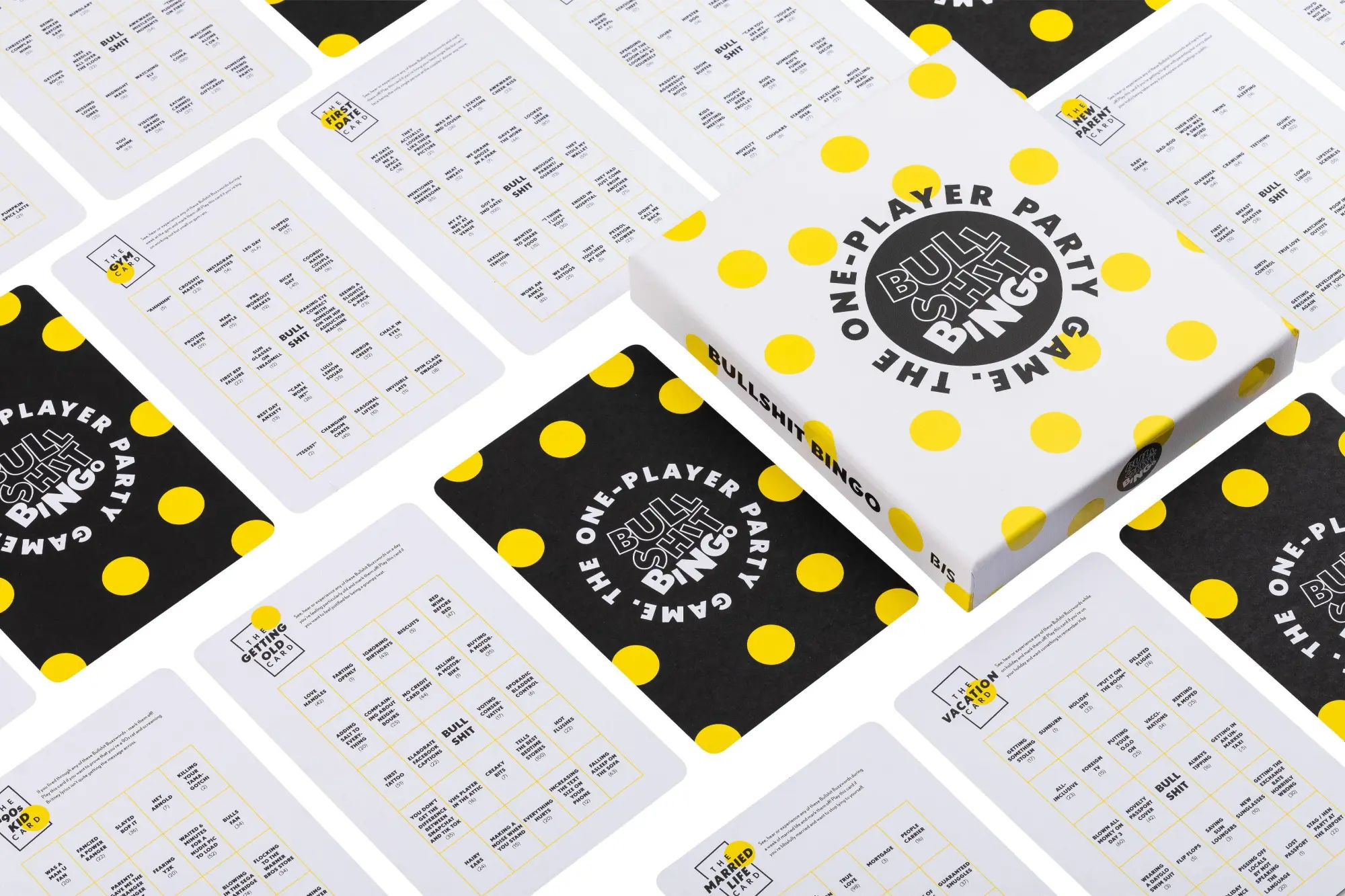 Bild: 9789063695828 | Bullshit Bingo | The 1-Player Party Game | Sandy McIntosh | Spiel