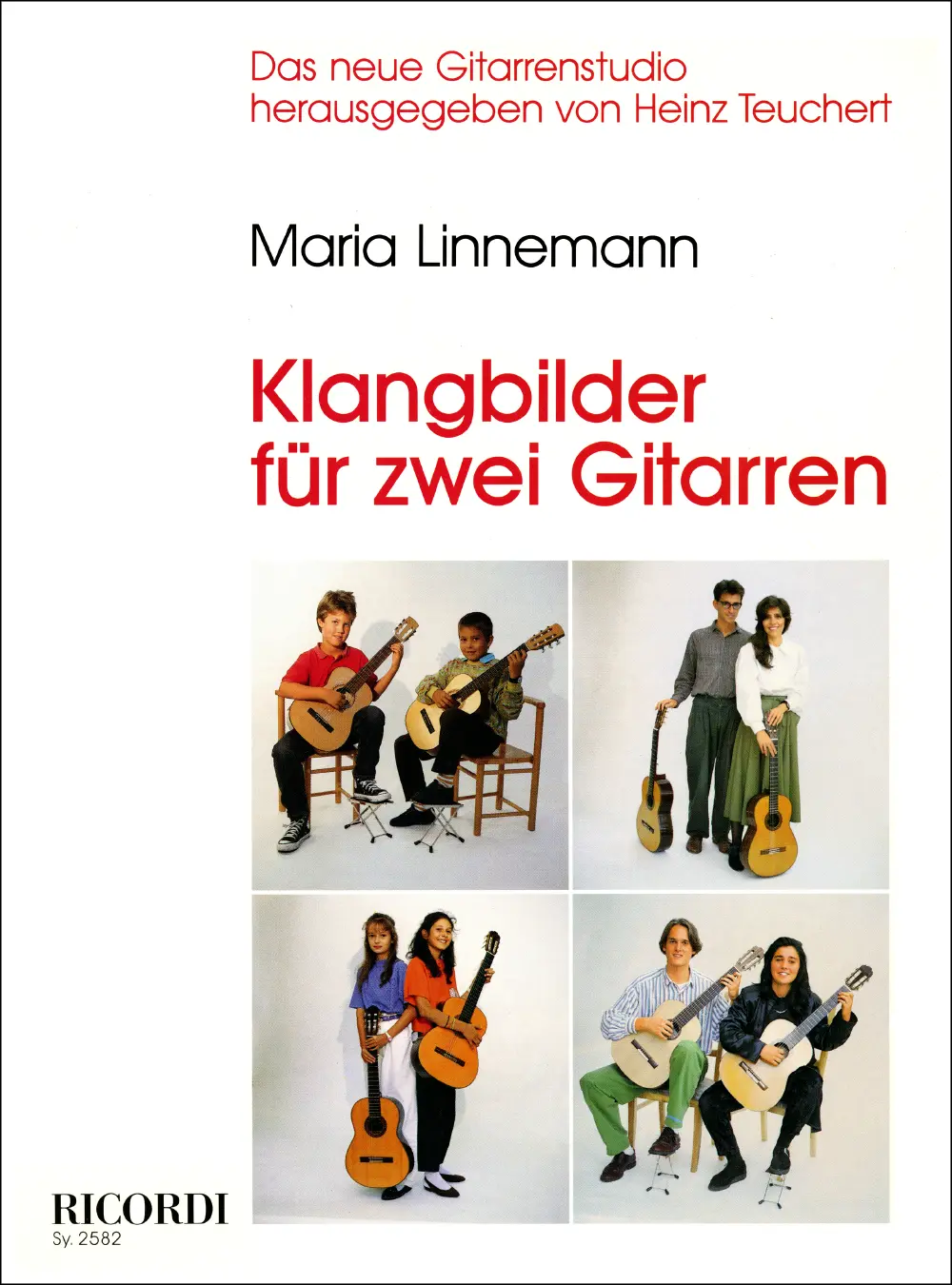 Cover: 9790204225828 | Klangbilder für 2 Gitarren | Maria Linnemann | Buch | Ricordi Berlin