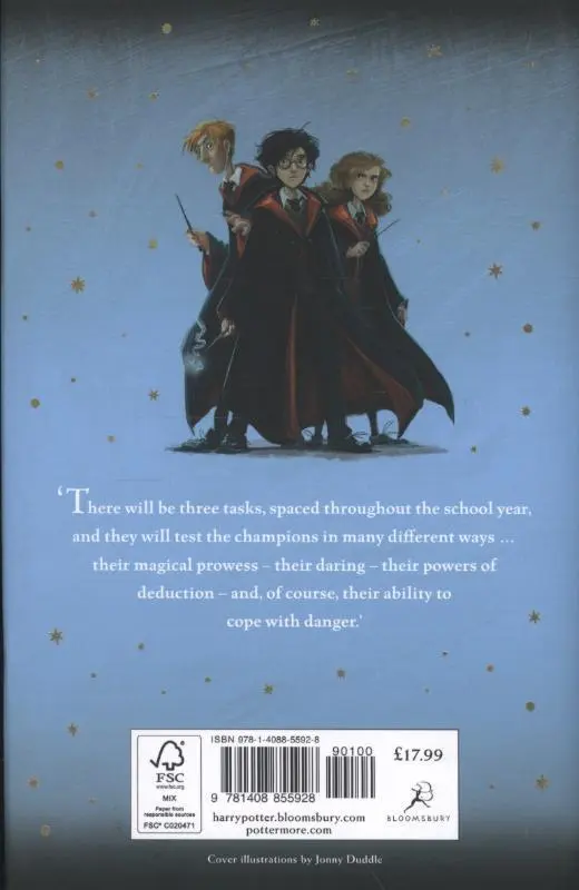 Rückseite: 9781408855928 | Harry Potter 4 and the Goblet of Fire | J. K. Rowling | Buch | 640 S.