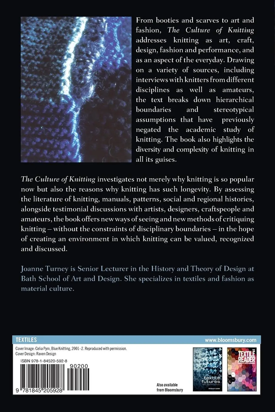 Rückseite: 9781845205928 | The Culture of Knitting | Joanne Turney | Taschenbuch | Englisch