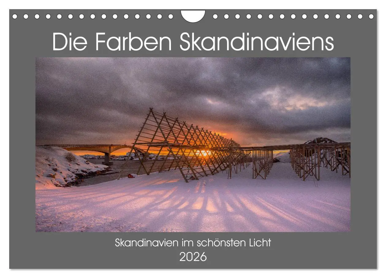 Cover: 9783457785928 | Die Farben Skandinaviens (Wandkalender 2026 DIN A4 quer), CALVENDO...