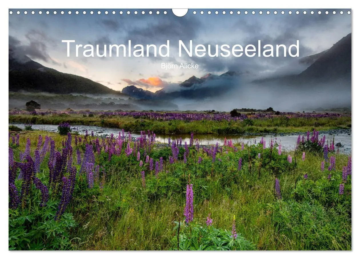 Cover: 9783457925928 | Traumland Neuseeland (Wandkalender 2026 DIN A3 quer), CALVENDO...