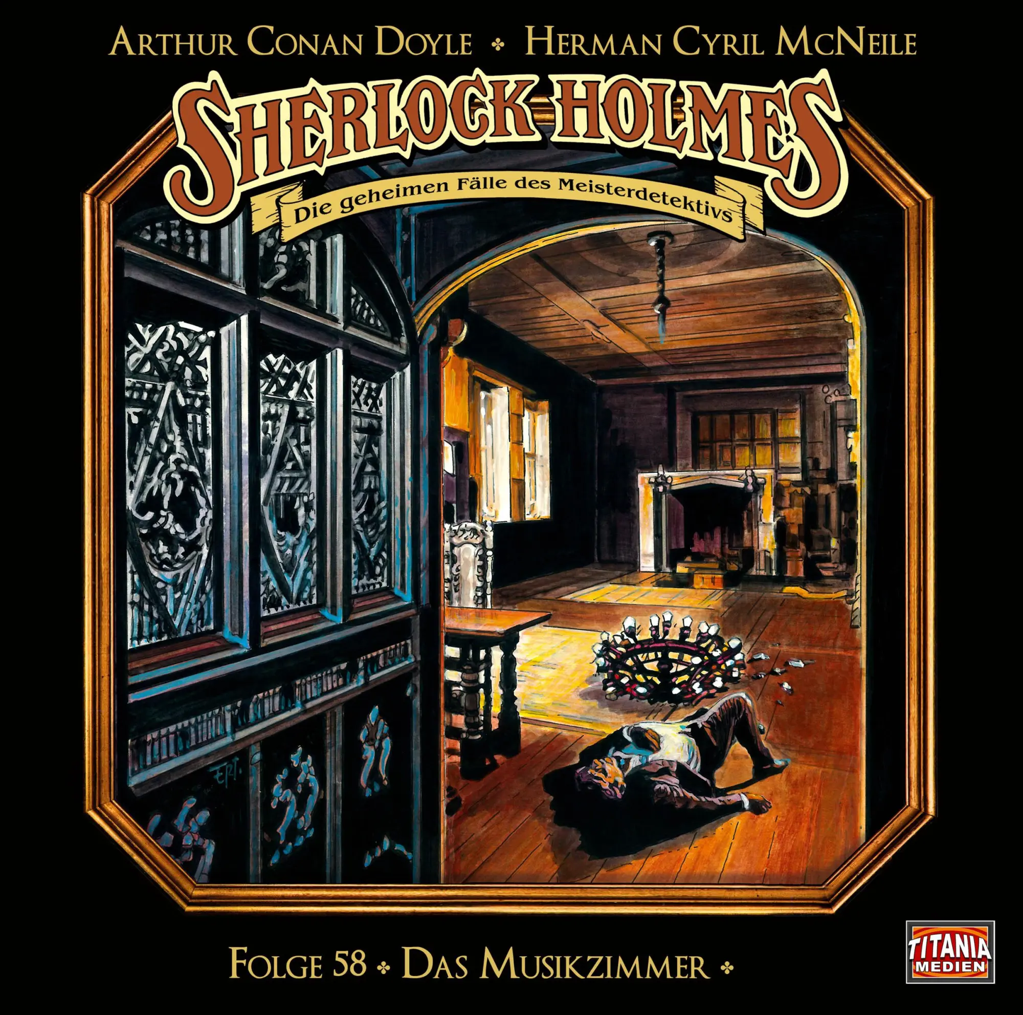 Cover: 9783785785928 | Sherlock Holmes - Folge 58 | Das Musikzimmer. Hörspiel. | Audio-CD