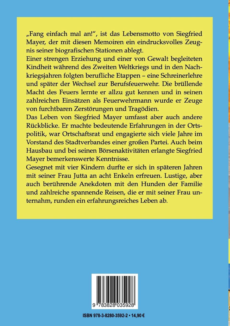 Rückseite: 9783828035928 | Fang einfach mal an! | Siegfried Mayer | Taschenbuch | 312 S. | 2021