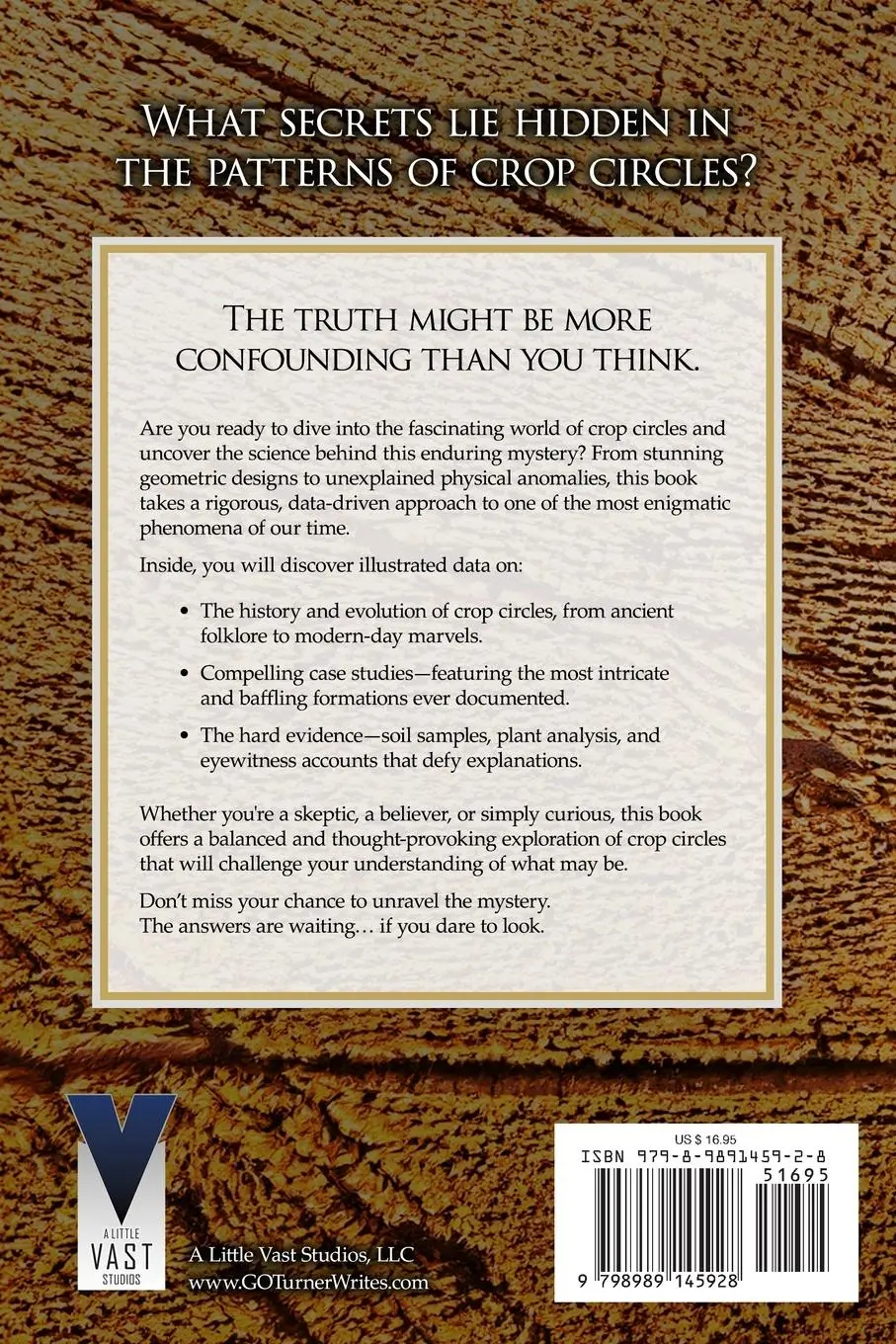 Rückseite: 9798989145928 | UFO Science | Crop Circle Casework | G. O. Turner | Taschenbuch | 2025