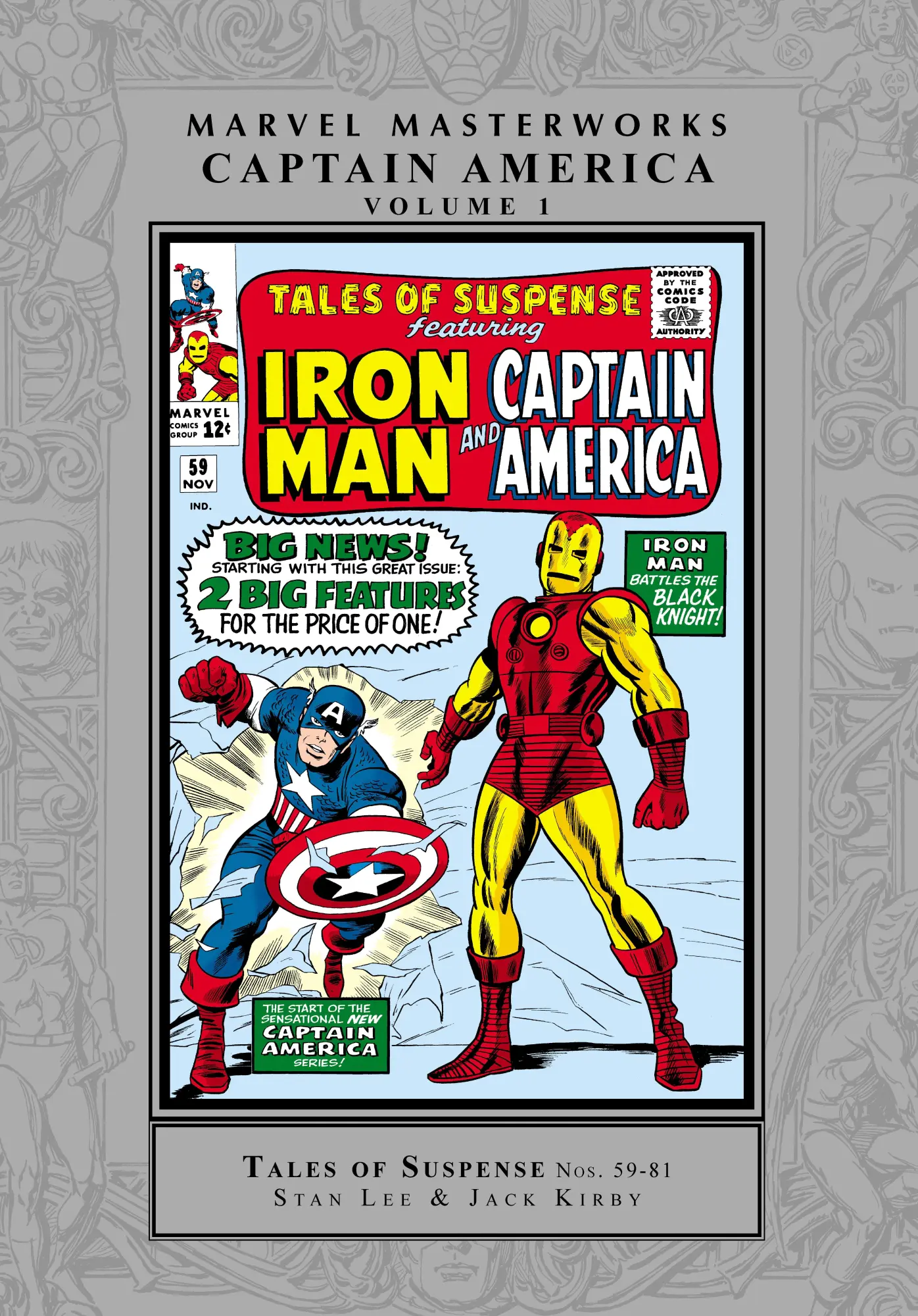 Cover: 9781302956028 | Marvel Masterworks: Captain America Vol. 1 [Remasterworks] | Stan Lee