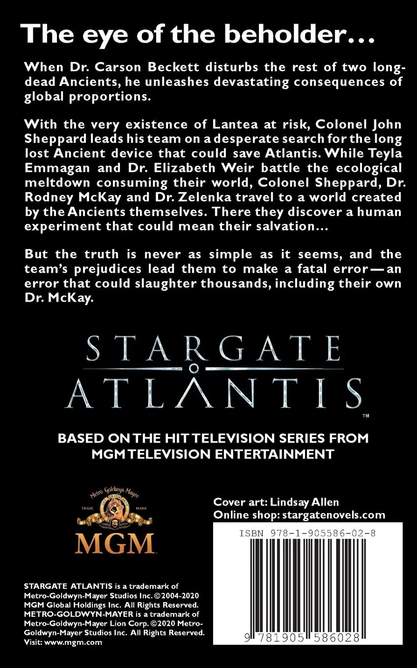 Rückseite: 9781905586028 | STARGATE ATLANTIS Exogenesis | Sonny Whitelaw (u. a.) | Taschenbuch