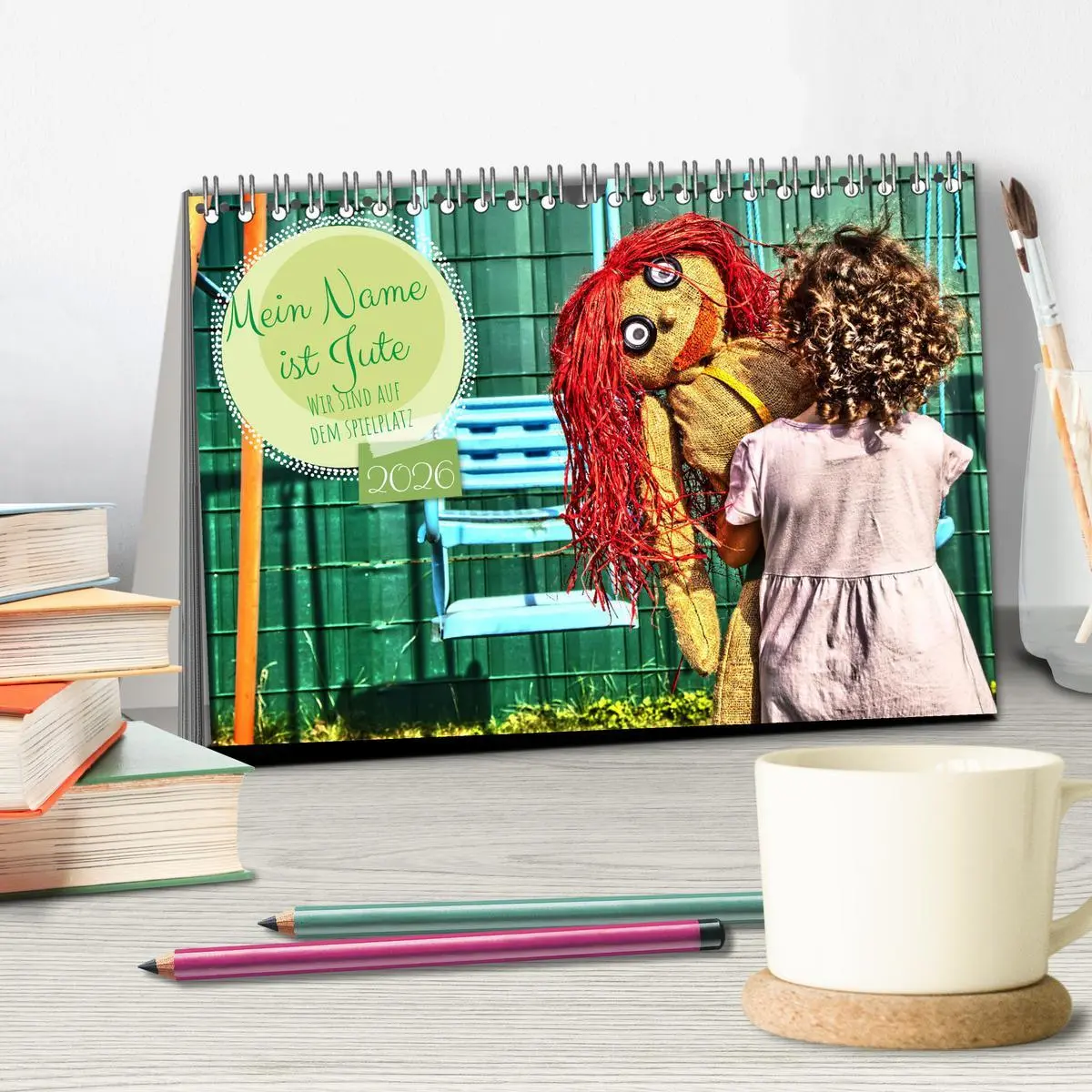 Bild: 9783457366028 | Mein Name ist Jute, wir sind auf dem Spielplatz (Tischkalender 2026...
