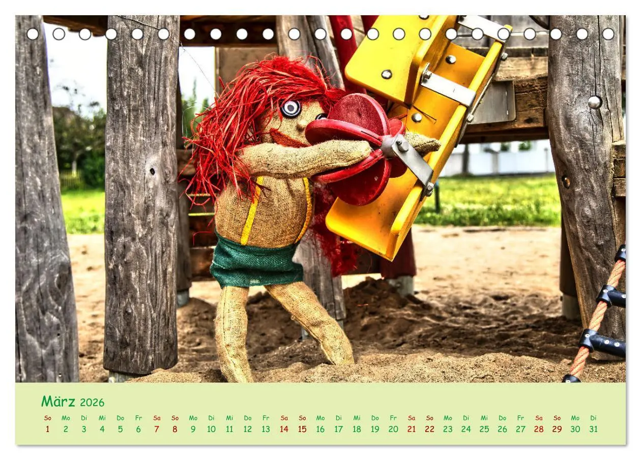 Bild: 9783457366028 | Mein Name ist Jute, wir sind auf dem Spielplatz (Tischkalender 2026...