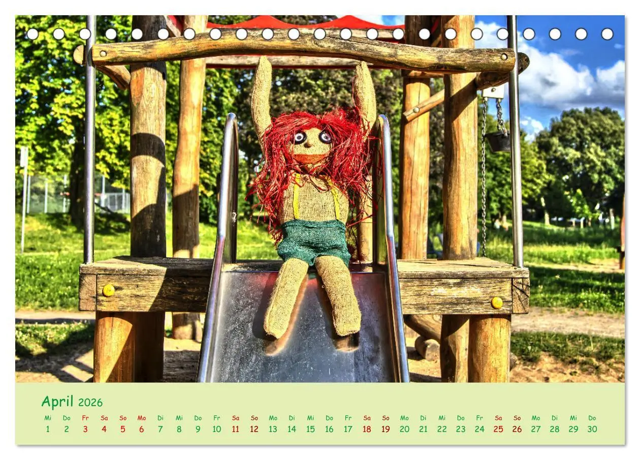 Bild: 9783457366028 | Mein Name ist Jute, wir sind auf dem Spielplatz (Tischkalender 2026...