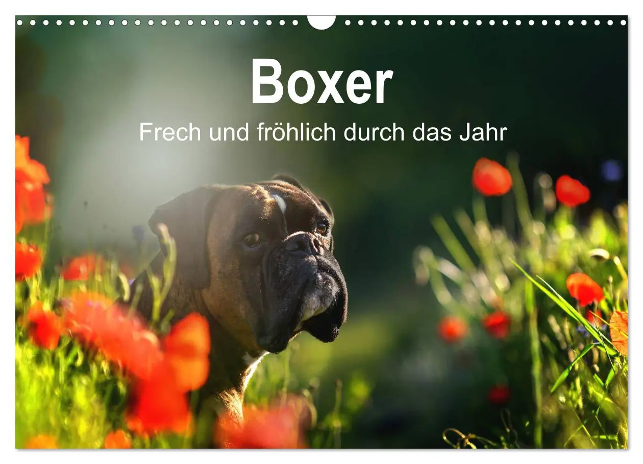 Cover: 9783457676028 | Boxer Frech und fröhlich durch das Jahr (Wandkalender 2026 DIN A3...