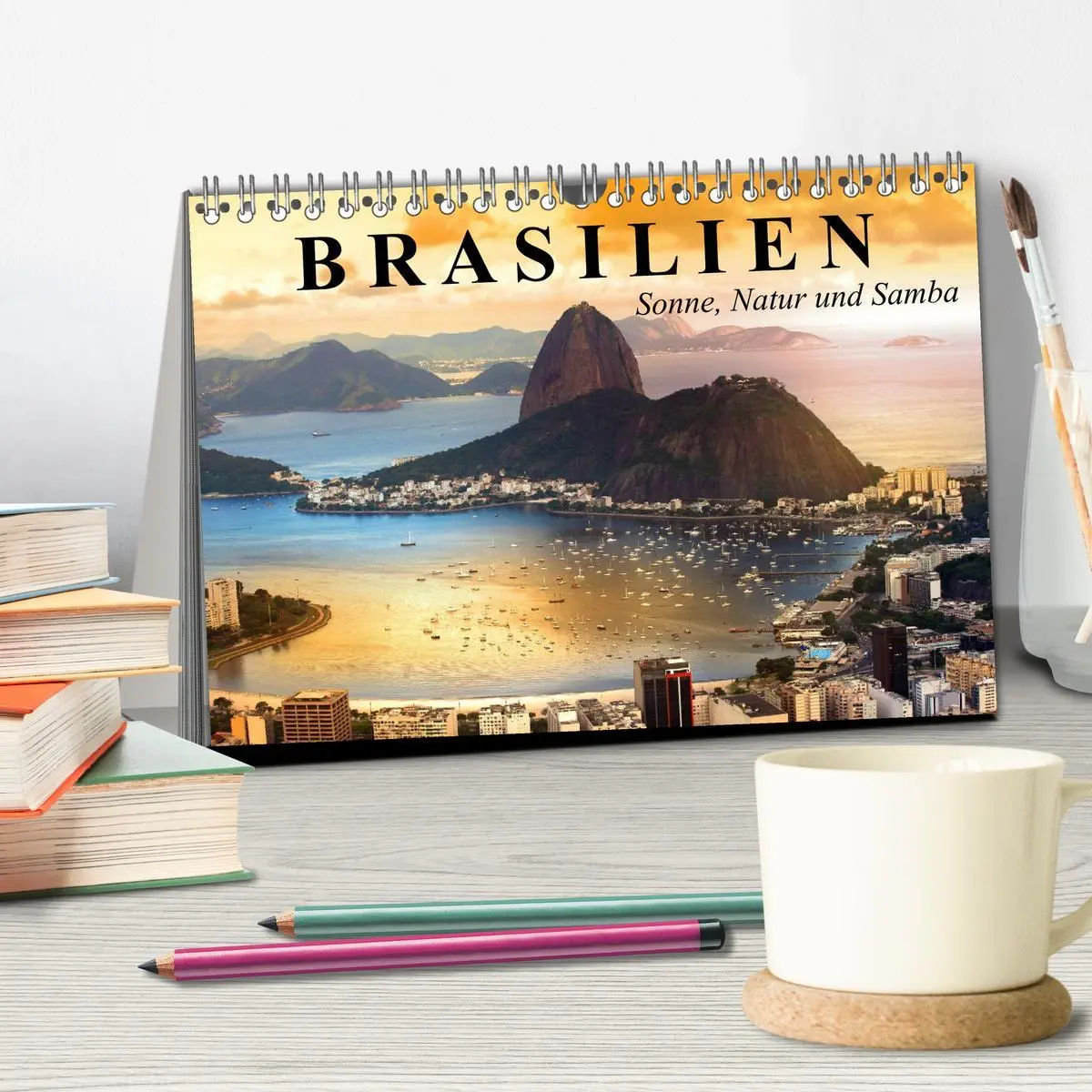 Bild: 9783516216028 | Brasilien. Sonne, Natur und Samba (Tischkalender 2026 DIN A5 quer),...