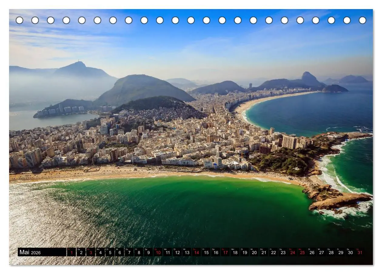 Bild: 9783516216028 | Brasilien. Sonne, Natur und Samba (Tischkalender 2026 DIN A5 quer),...