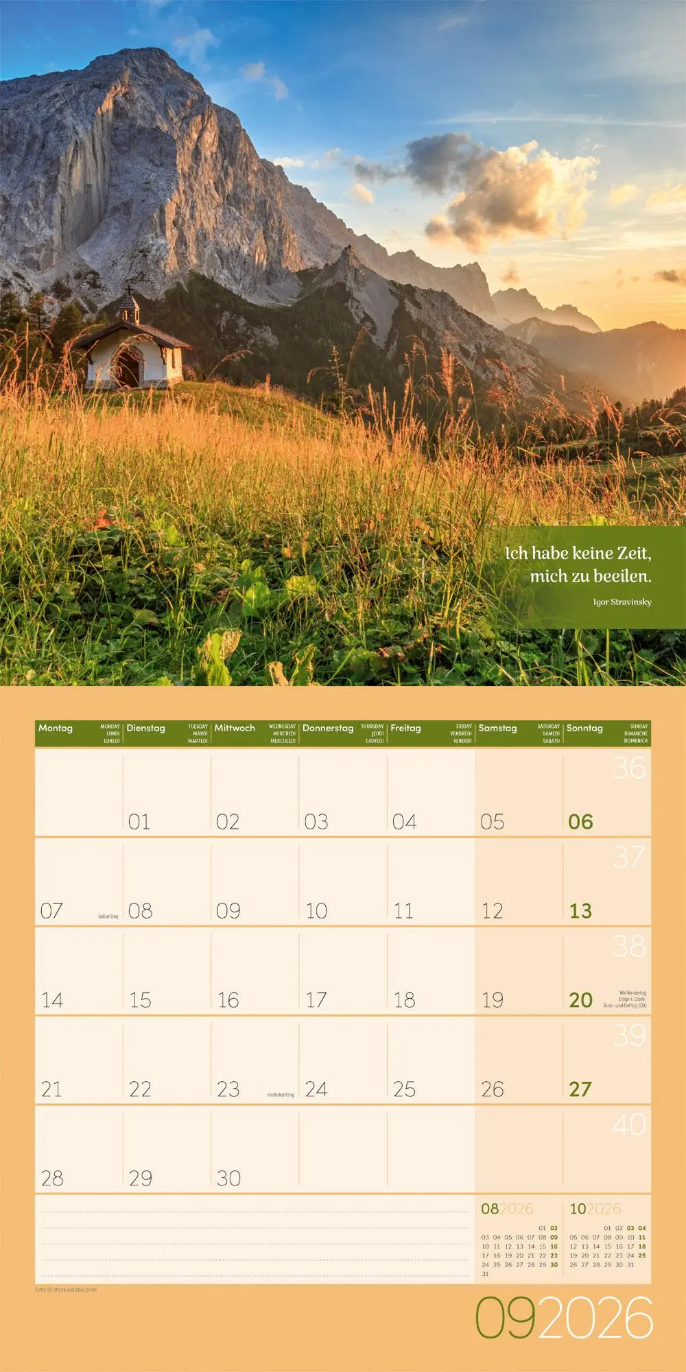 Bild: 9783838446028 | Momente für Dich Broschürenkalender 2026 - 30x30 - Art12 | GmbH | 2026