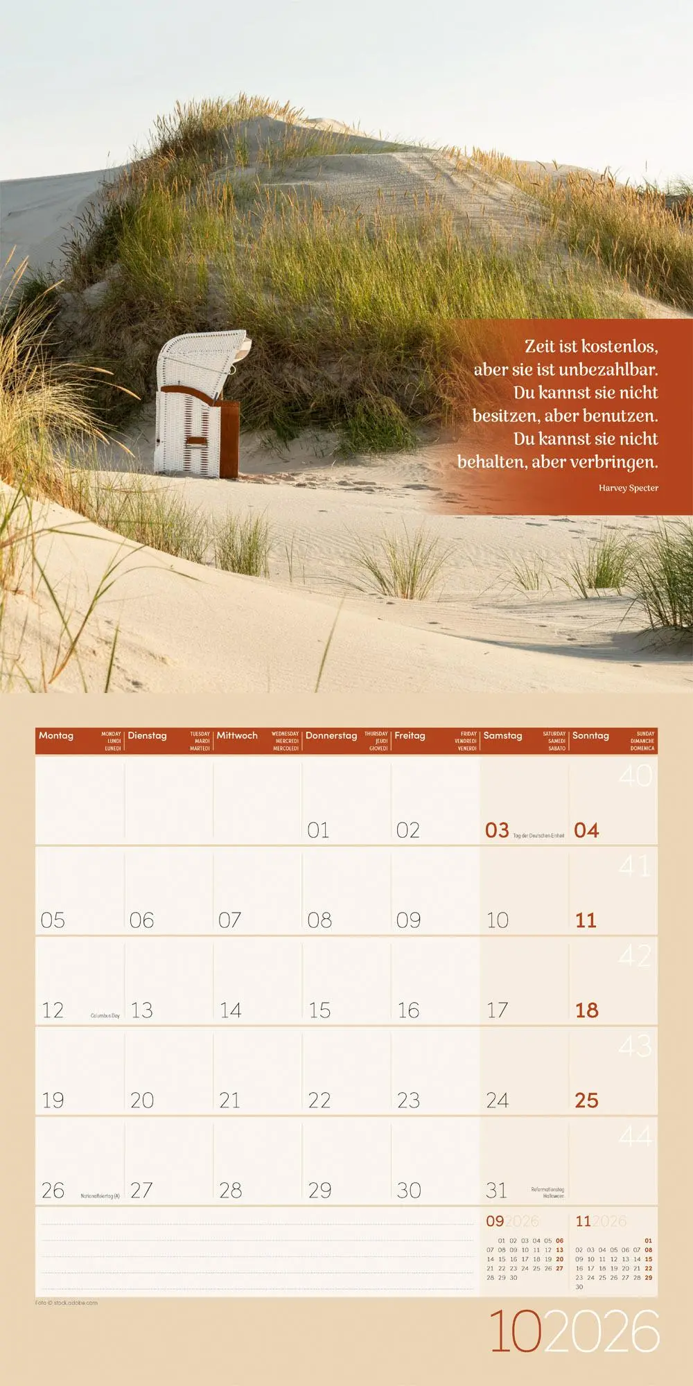 Bild: 9783838446028 | Momente für Dich Broschürenkalender 2026 - 30x30 - Art12 | GmbH | 2026