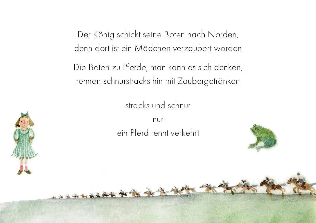 Bild: 9783948576028 | Ein Pferd rennt verkehrt | Eine Bildergeschichte in Reimen | Jaklitsch