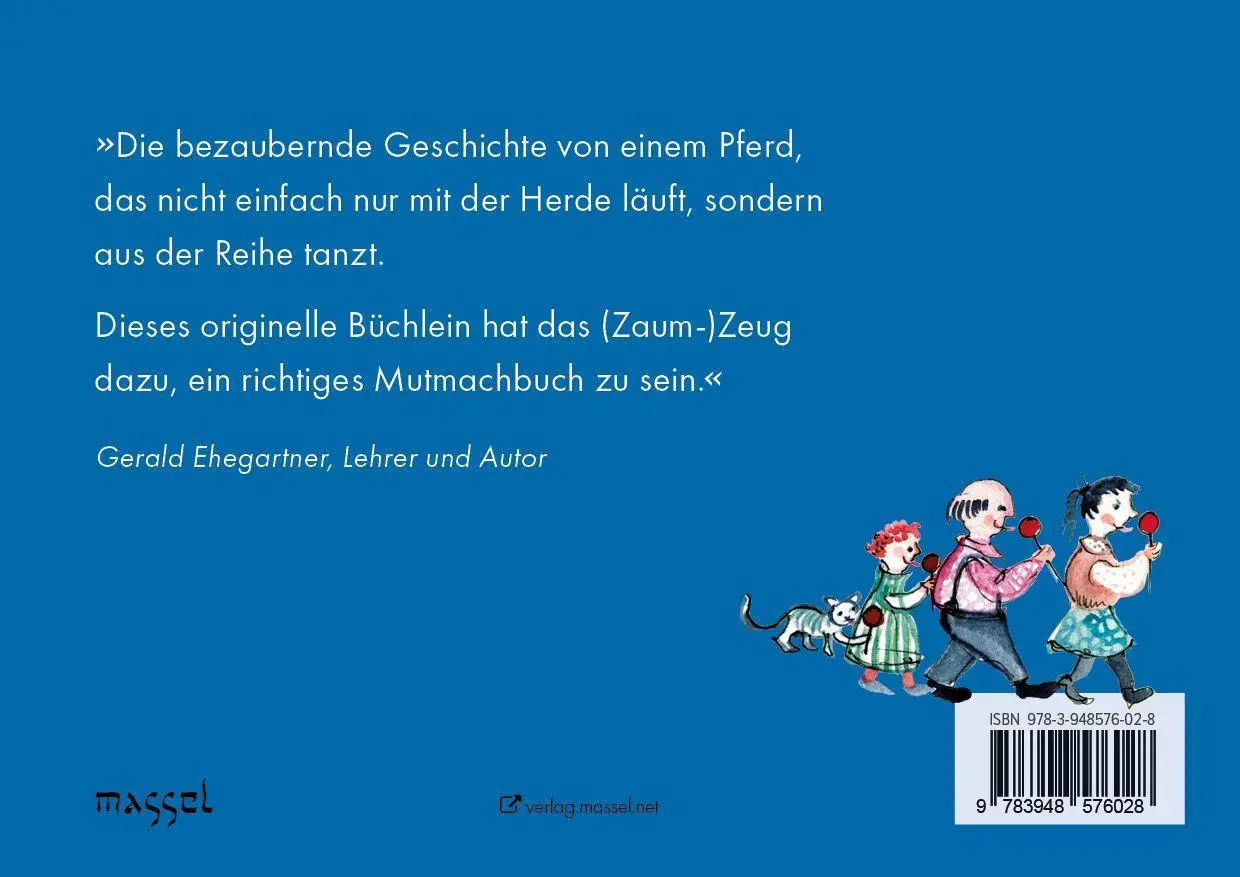 Bild: 9783948576028 | Ein Pferd rennt verkehrt | Eine Bildergeschichte in Reimen | Jaklitsch