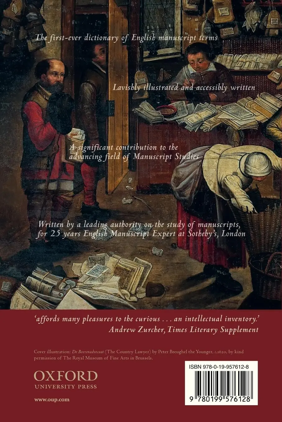 Rückseite: 9780199576128 | A Dictionary of English Manuscript Terminology | 1450-2000 | Beal