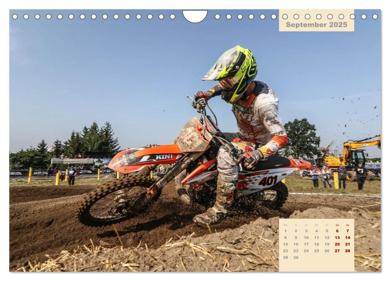Bild: 9783435026128 | Motocross 2025 (Wandkalender 2025 DIN A4 quer), CALVENDO...