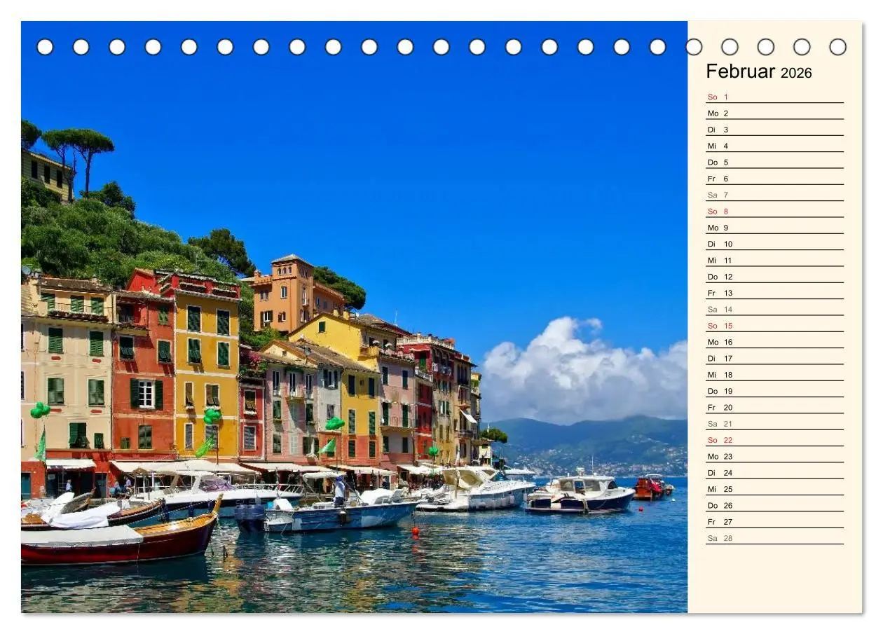 Bild: 9783457976128 | Urlaub an der Italienischen Riviera (Tischkalender 2026 DIN A5...