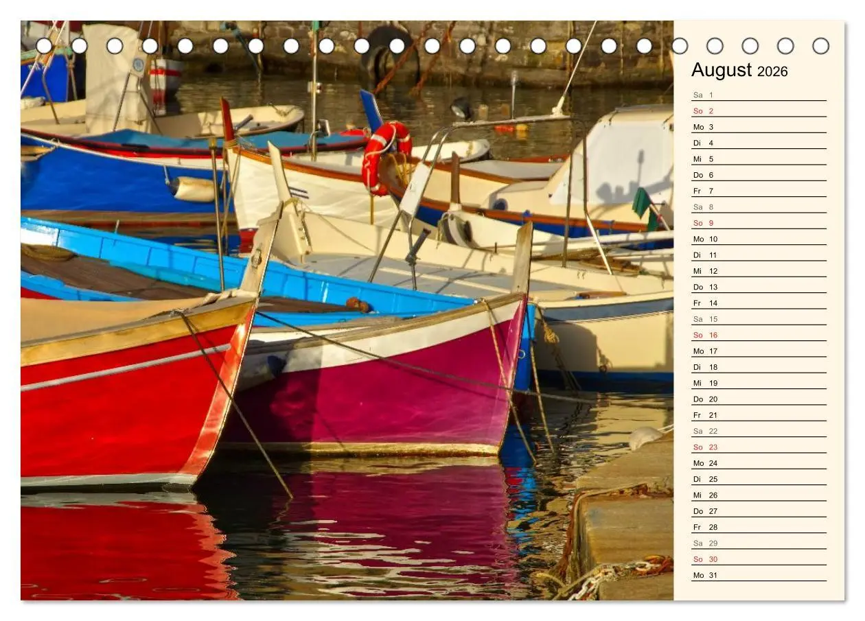Bild: 9783457976128 | Urlaub an der Italienischen Riviera (Tischkalender 2026 DIN A5...