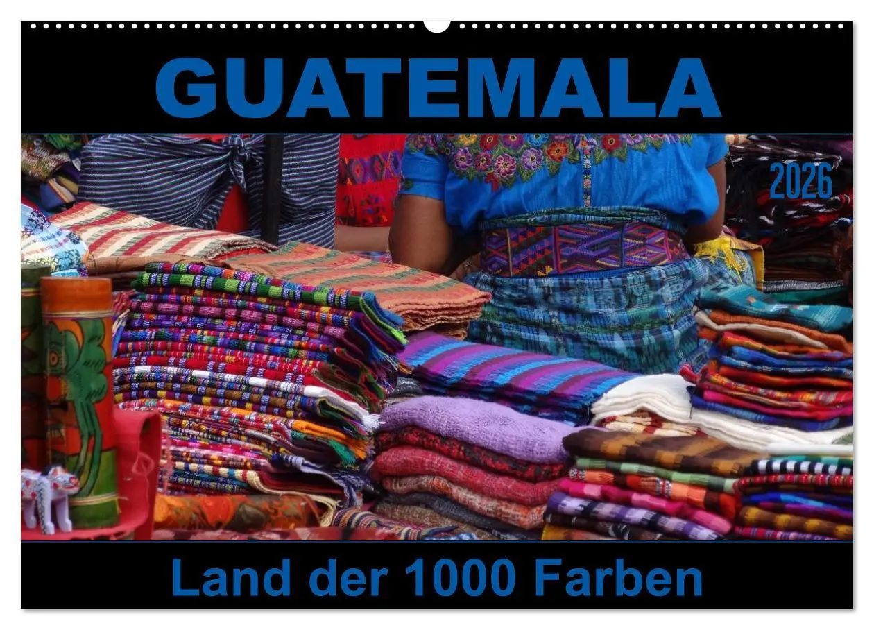 Cover: 9783516136128 | Guatemala - Land der 1000 Farben (Wandkalender 2026 DIN A2 quer),...