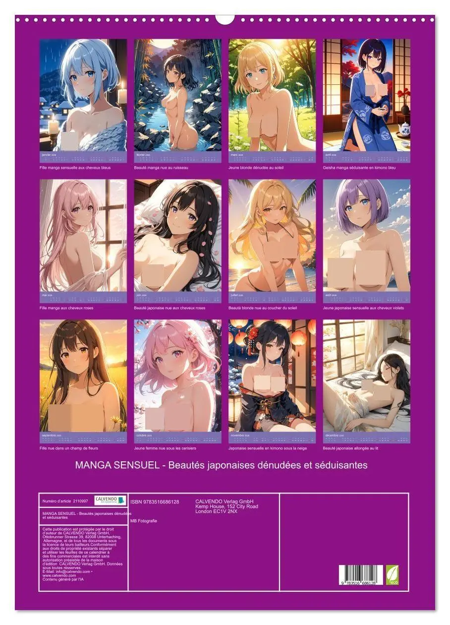 Bild: 9783516686128 | MANGA SENSUEL - Beautés japonaises dénudées et séduisantes...
