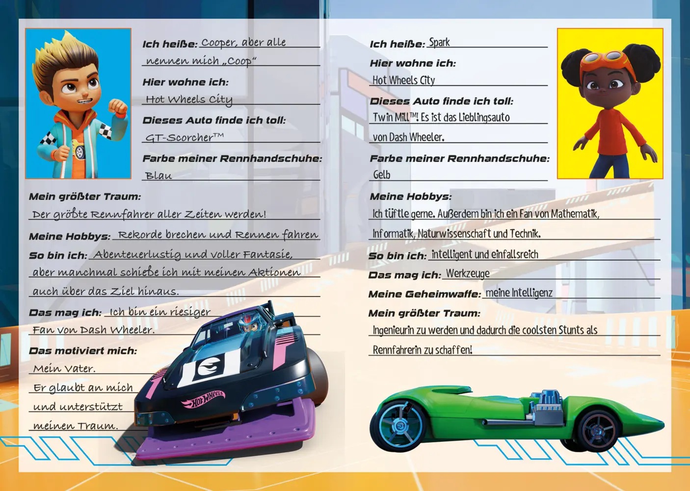 Bild: 9783833246128 | Hot Wheels(TM) Let's Race: Meine Freunde | Freundebuch | Panini | Buch