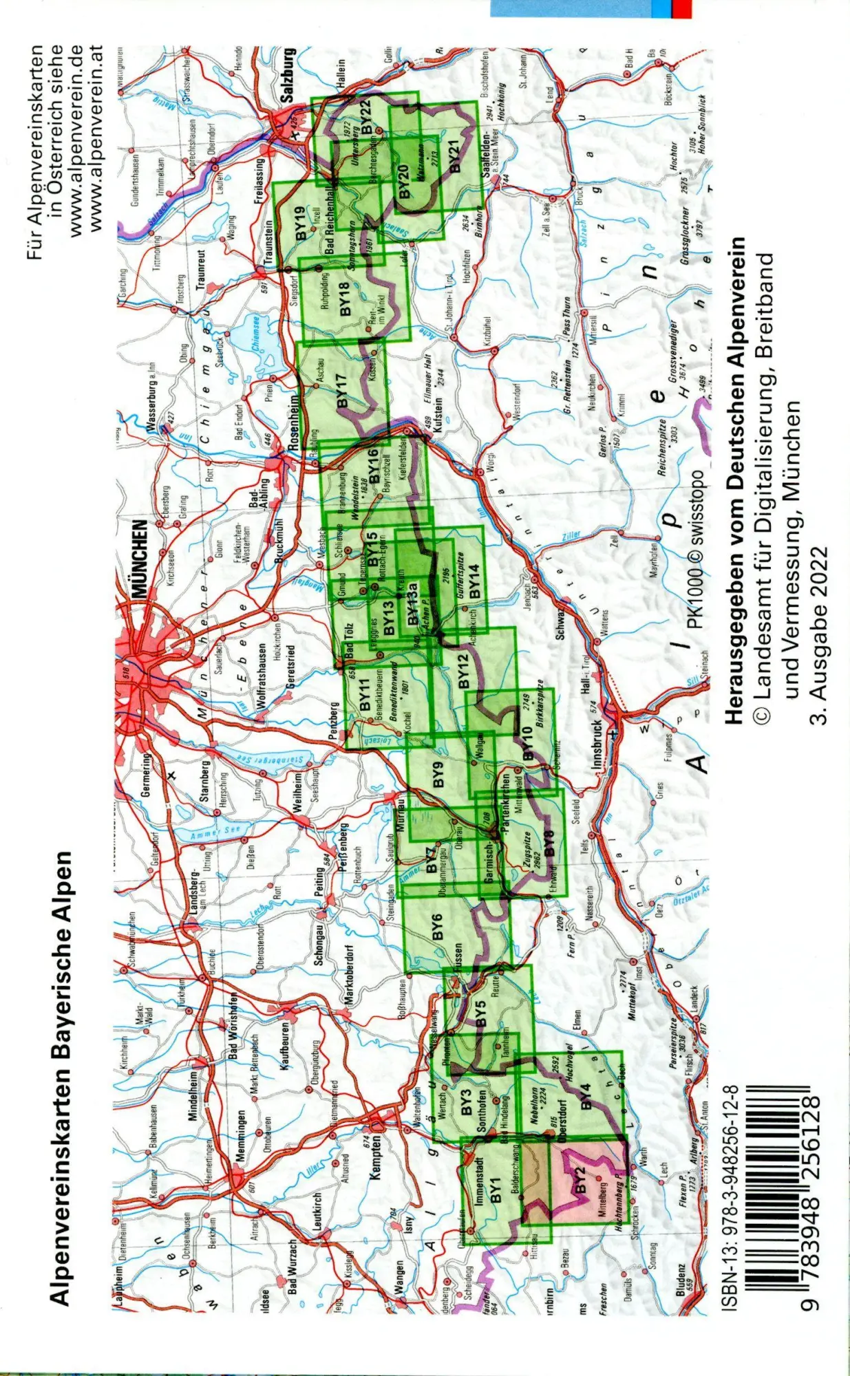 Bild: 9783948256128 | Kleinwalsertal, Hoher Ifen, Widderstein 1:25 000 | (Land-)Karte | 2023