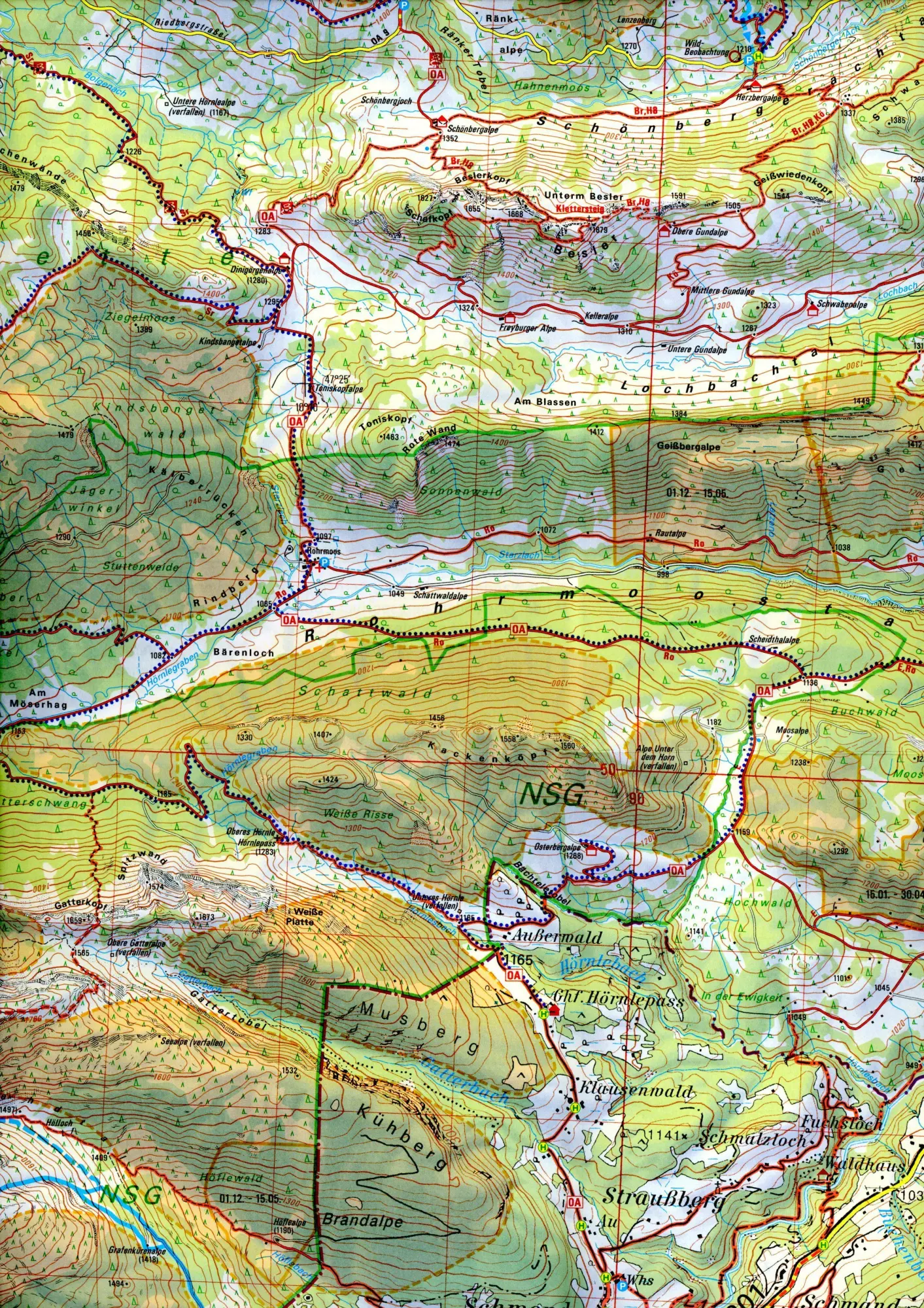 Bild: 9783948256128 | Kleinwalsertal, Hoher Ifen, Widderstein 1:25 000 | (Land-)Karte | 2023