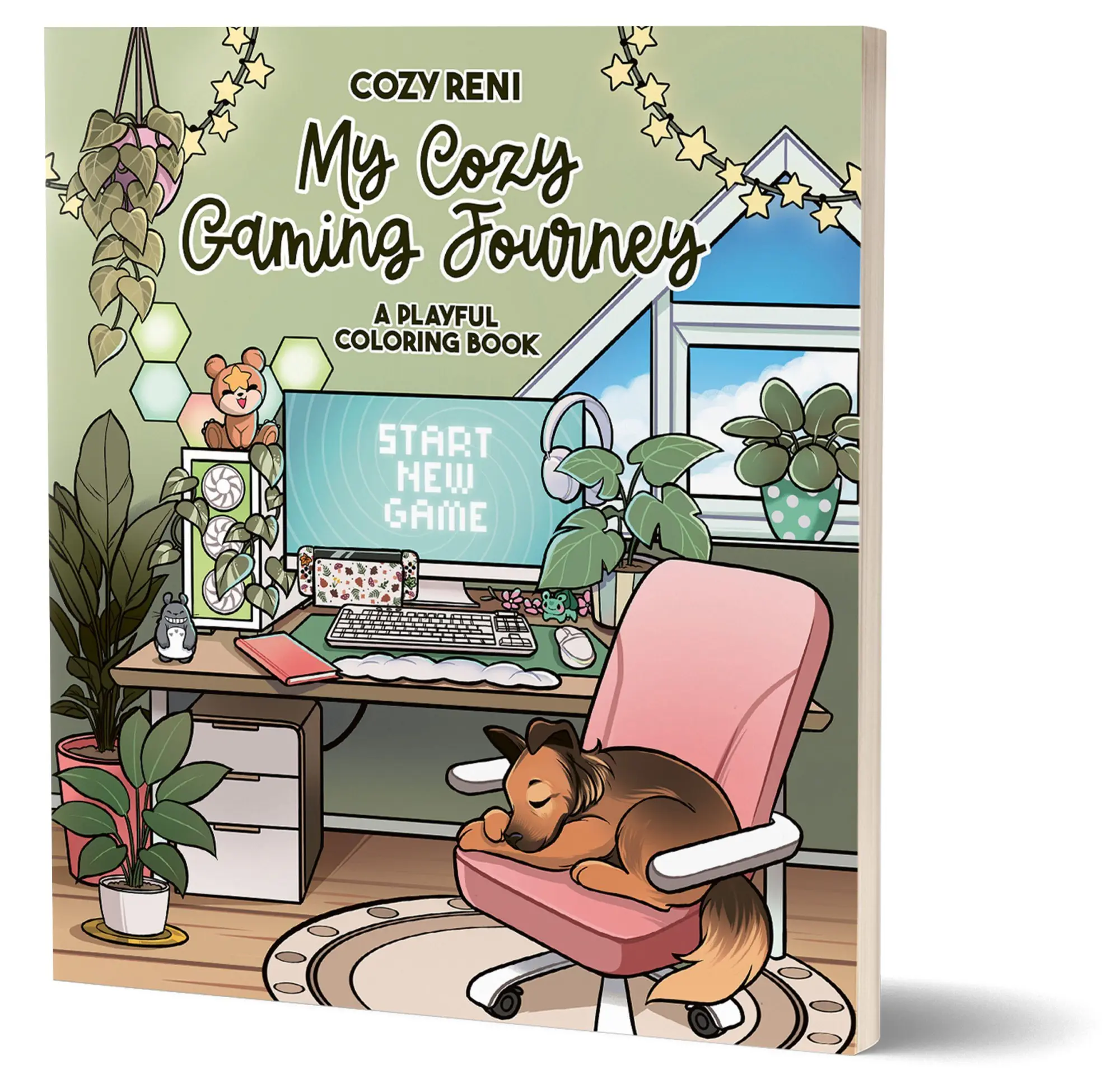 Cover: 9783960966128 | My Cozy Gaming Journey | A Playful Coloring Book by CozyReni | Buch