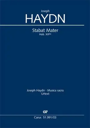 Cover: 9790007186128 | Stabat Mater (Klavierauszug) | Hob. XXbis, 1767 | Joseph Haydn | Buch