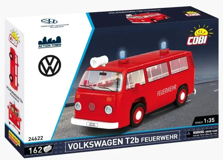 Cover: 5902251246228 | COBI Action Town 24622 - VW Volkswagen T2b Feuerwehr, Maßstab 1:35,...