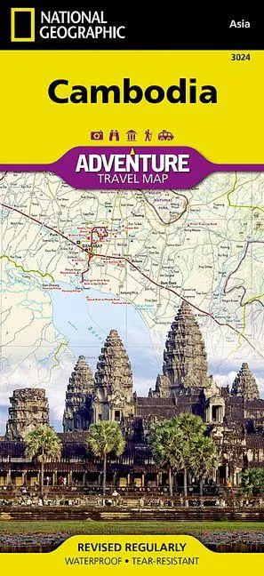 Cover: 9781597756228 | Cambodia Map | National Geographic Maps | (Land-)Karte | Englisch