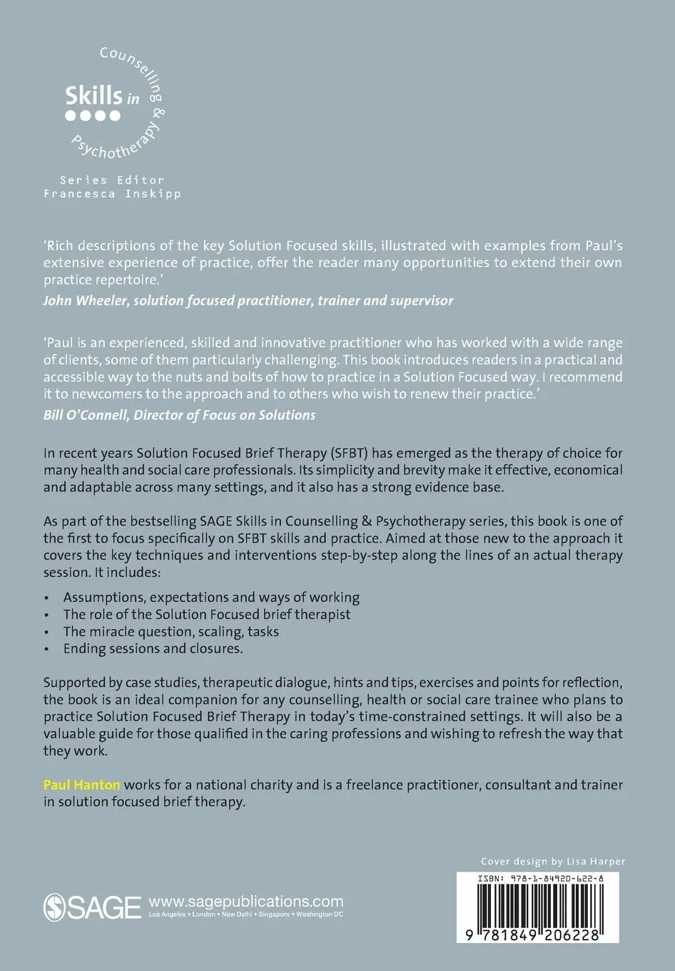 Rückseite: 9781849206228 | Skills in Solution Focused Brief Counselling and Psychotherapy | Buch