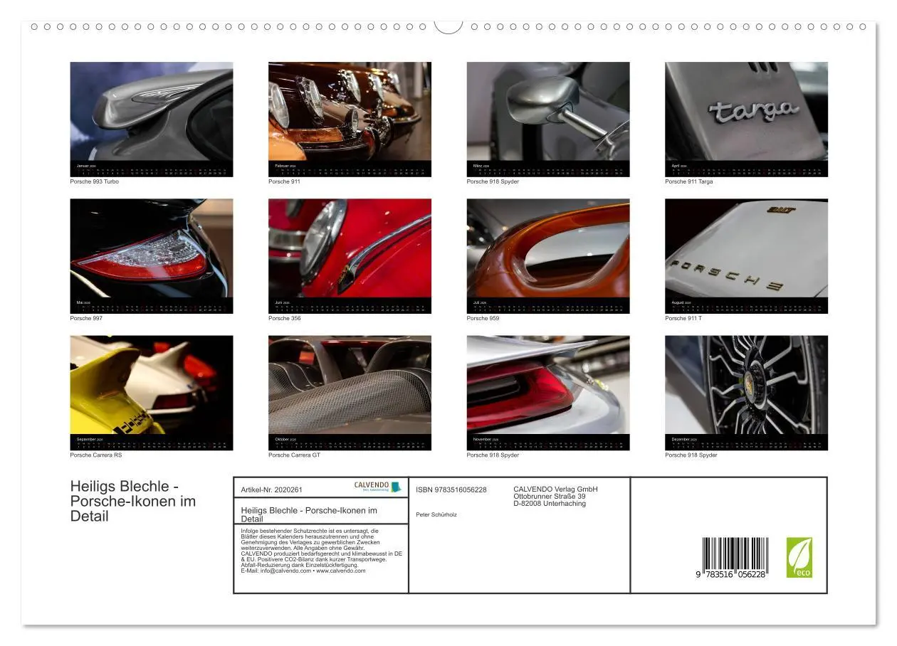 Bild: 9783516056228 | Heiligs Blechle - Porsche-Ikonen im Detail (hochwertiger Premium...